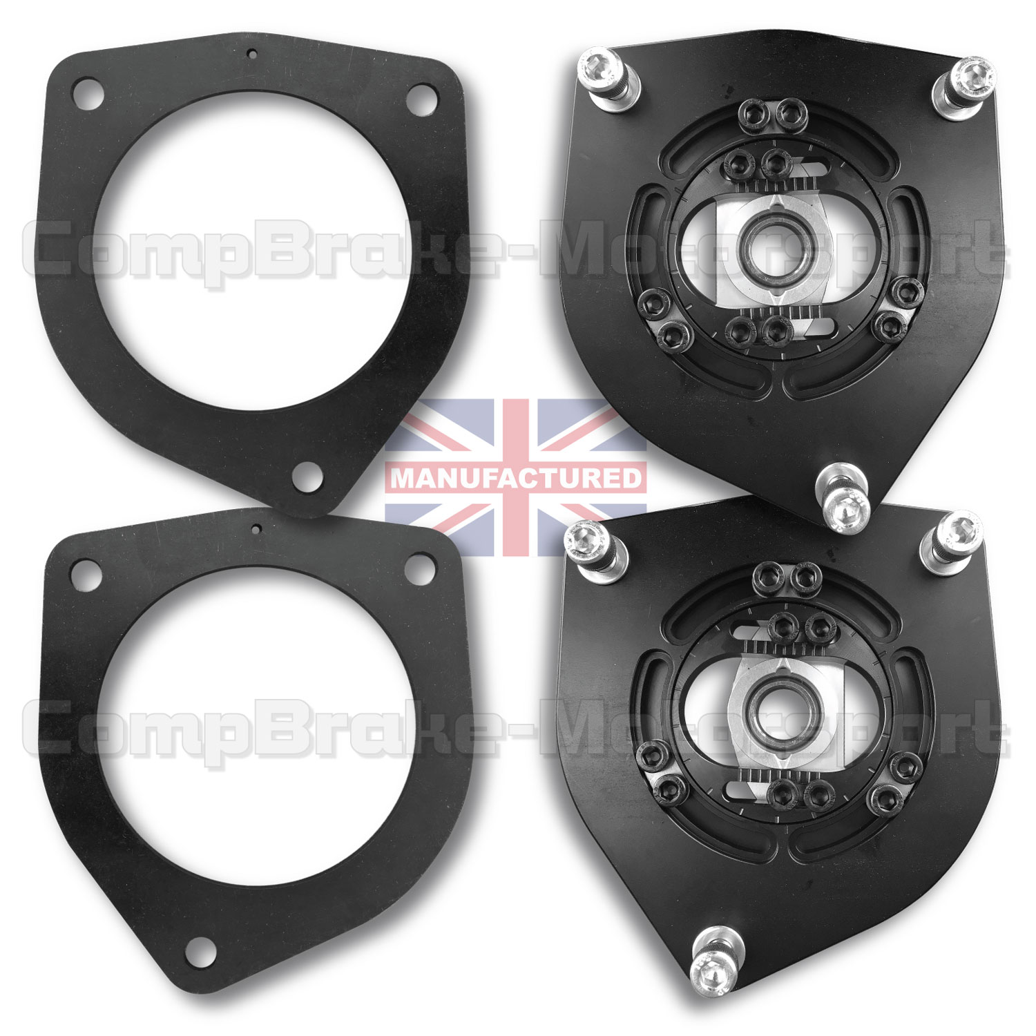 Renault Clio mk3 Adjustable Front Suspension Top Mount With Strengthening  Plate (PAIR) Ultimate 3-Piece Fully Guaranteed - CompBrake | Abdeckblenden